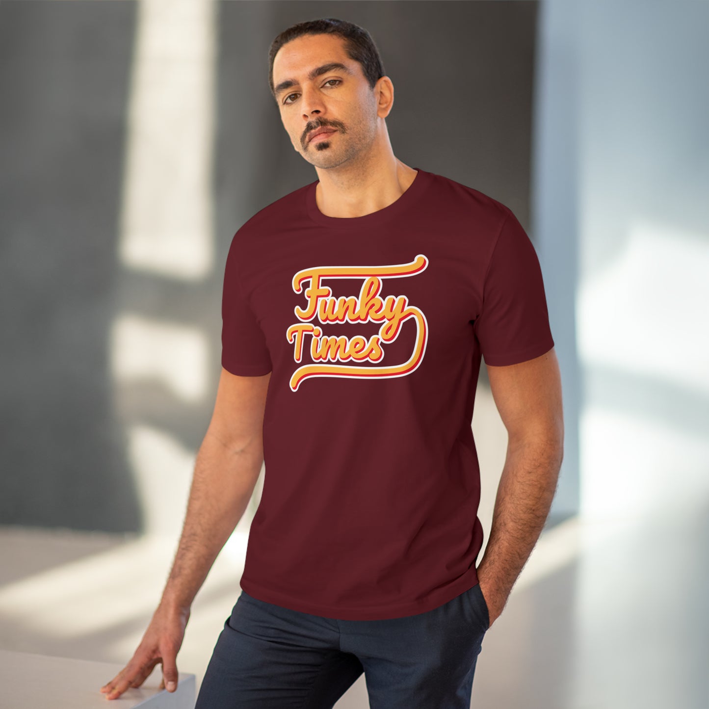 Funky Times T-Shirt "Burgundy"