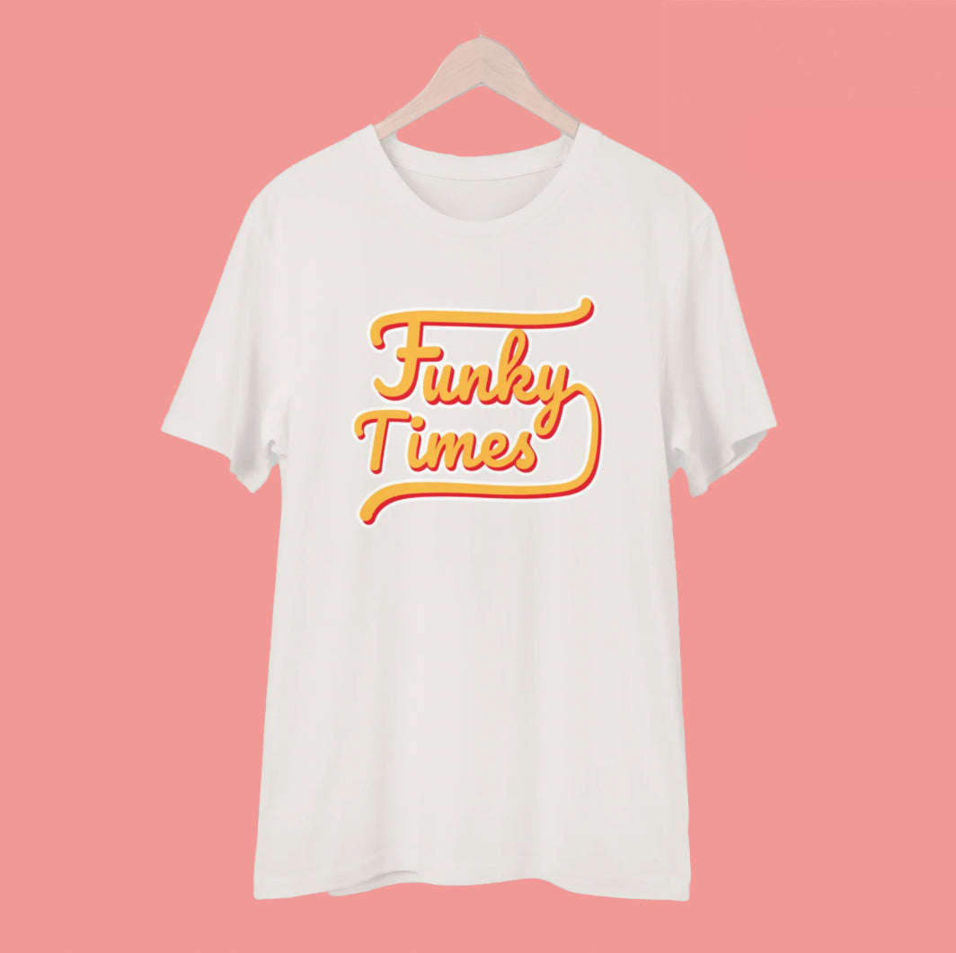 Funky Times T-Shirt "Vintage White"
