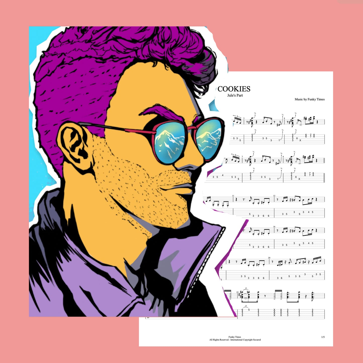 Guitar Tabs "Heart Of The Mountain" by Funky Times