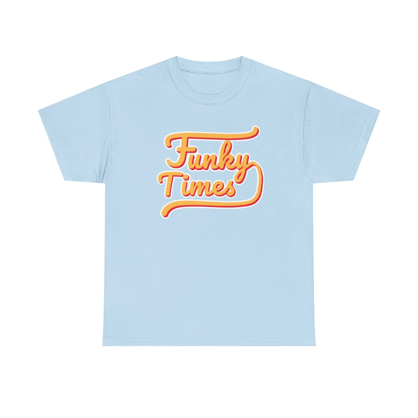 Funky Times Unisex Heavy Cotton Tee