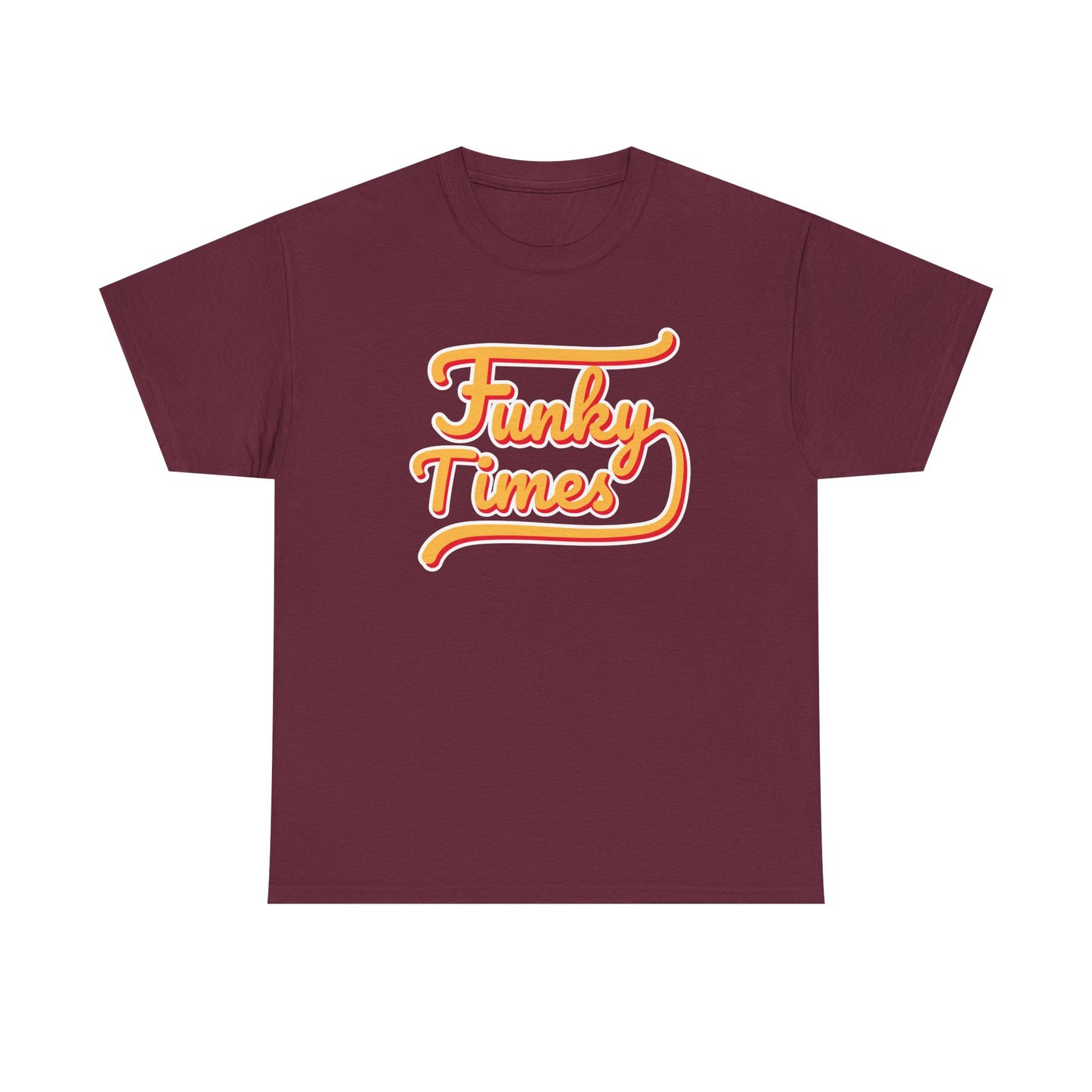 Funky Times Unisex Heavy Cotton Tee