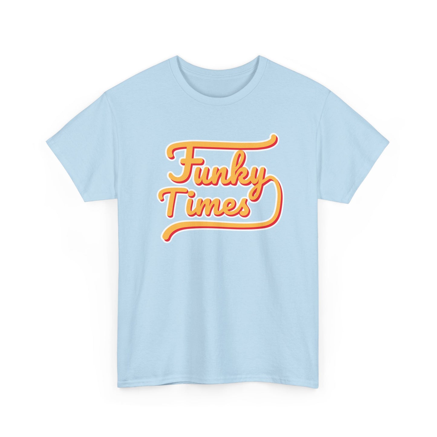 Funky Times Unisex Heavy Cotton Tee